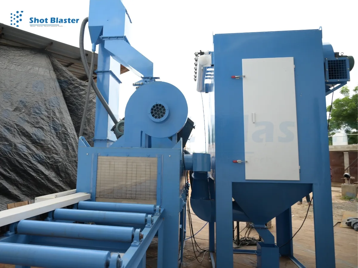 Roller Conveyor Shot Blasting Machine gallery image 3