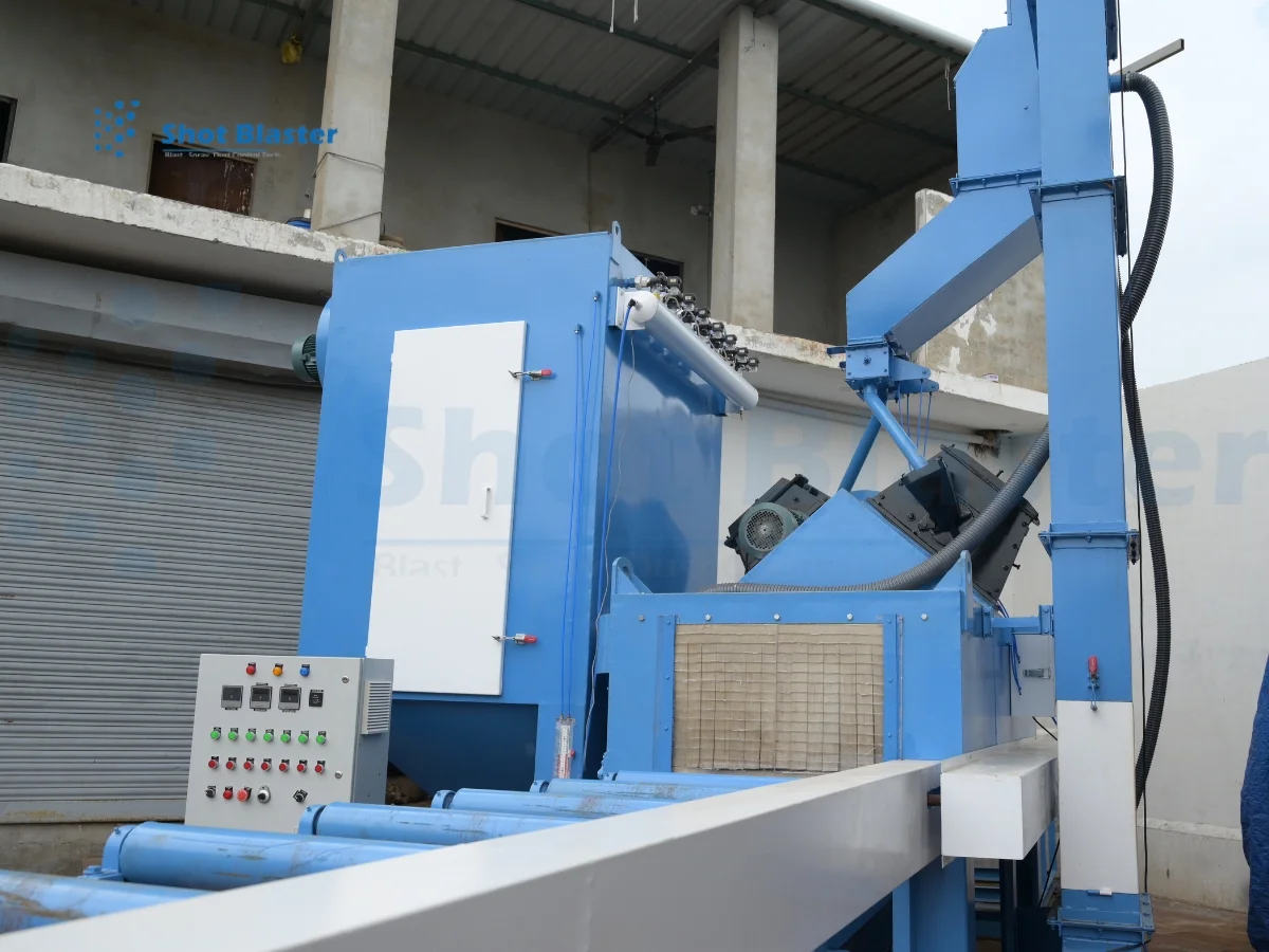 Roller Conveyor Shot Blasting Machine gallery image 2